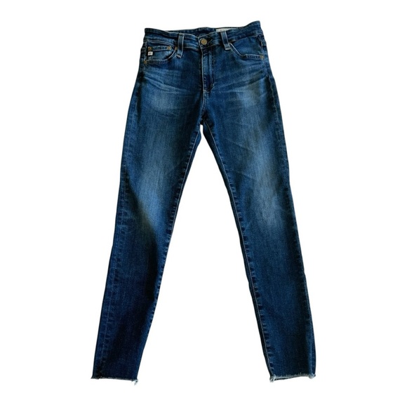 AG Adriano Goldschmied Skinny Blue Jeans Stretchy Size 26R - Picture 1 of 11